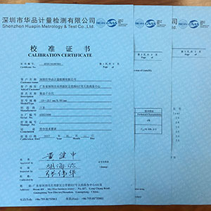 送回客戶儀器，寄送校準(zhǔn)報告證書